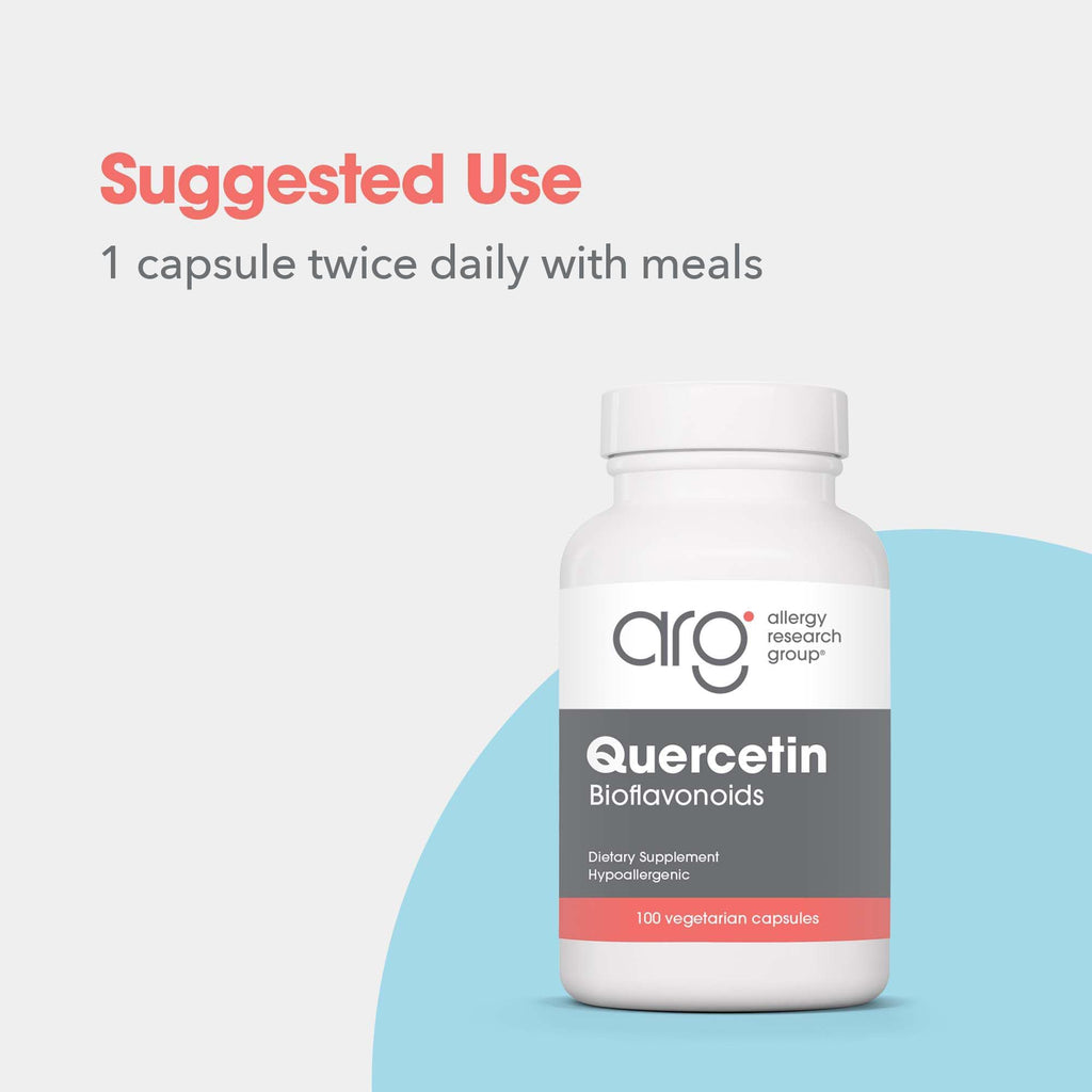 Allergy Research Group Quercetin Bioflavonoids - Lemon Complex, Rutin, Citrus Extract | 100 Veg Capsules