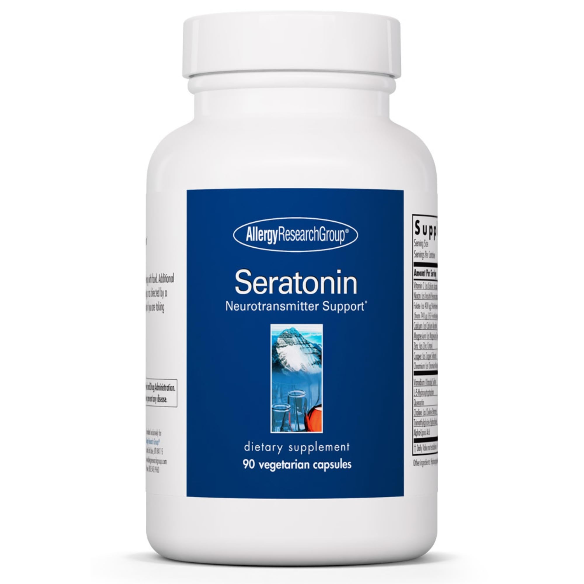 Allergy Research Group Seratonin Supplement – Seratonin Booster, Stress & Sleep Support (90 Vegetarian Capsules)