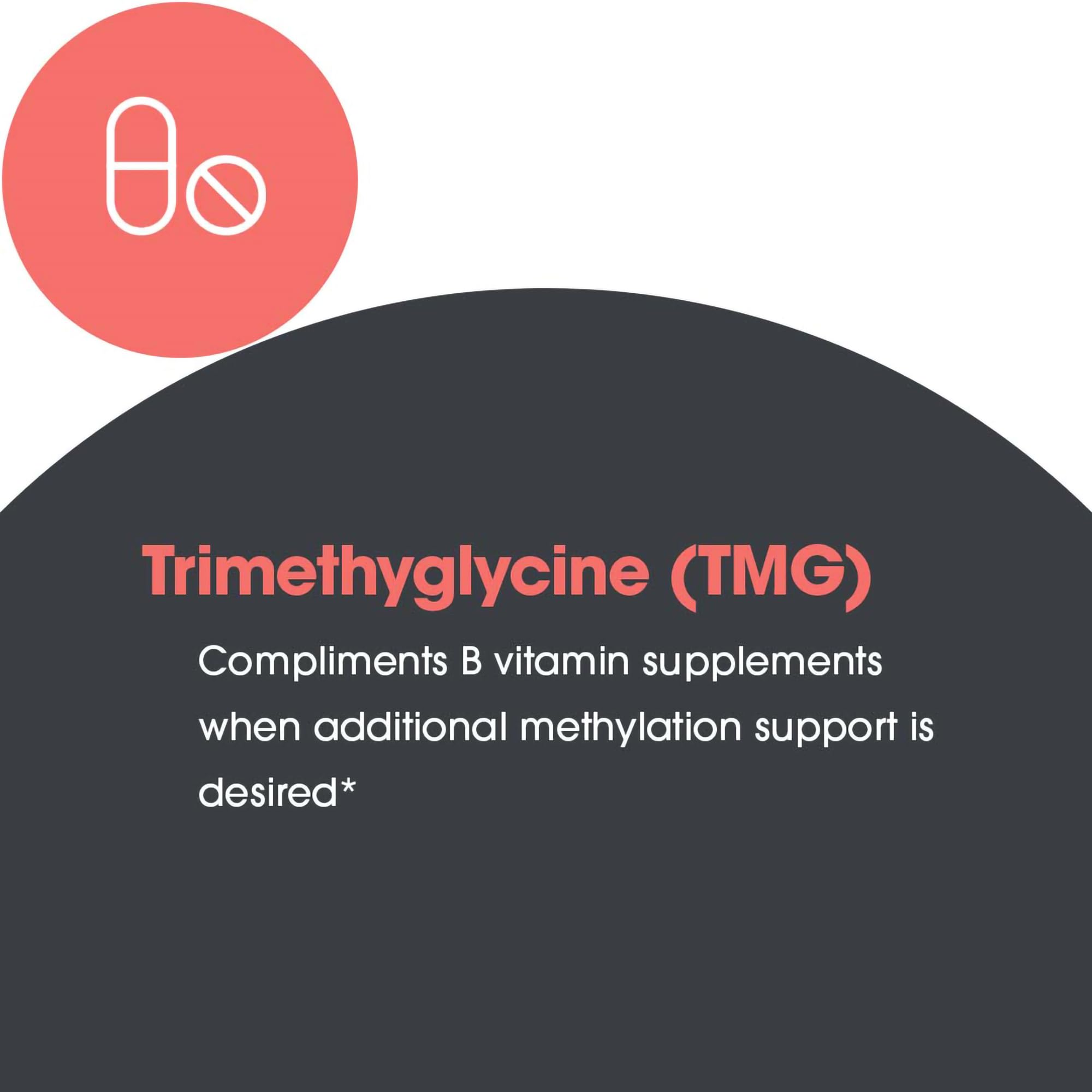 Allergy Research Group TMG Trimethylglycine 750mg – Betaine Anhydrous, 100 Capsules