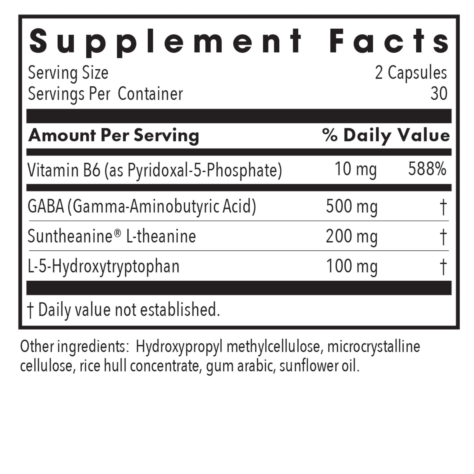 Allergy Research Group Zen Sleep – GABA L-Theanine Sleep Supplement with 5-HTP, P5P, and Vitamin B6 | 60 Vegetarian Capsules