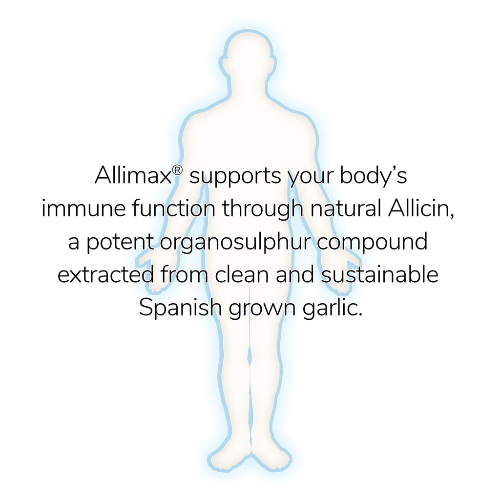 Allimax Pro Practitioner Strength 450 mg Allicin from Garlic | 100 Vegetarian Capsules