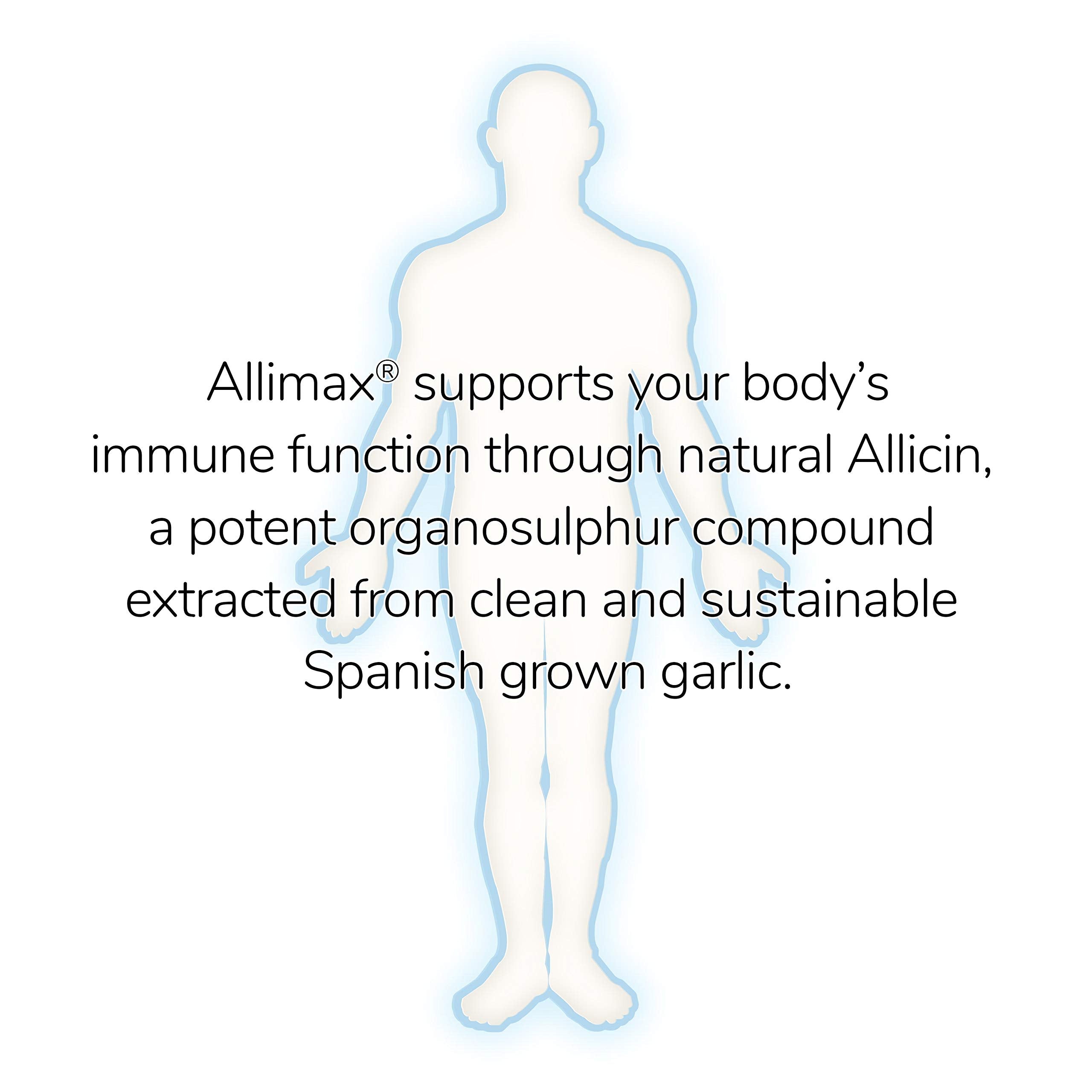 Allimax Pro Practitioner Strength 450 mg Allicin from Garlic | 100 Vegetarian Capsules