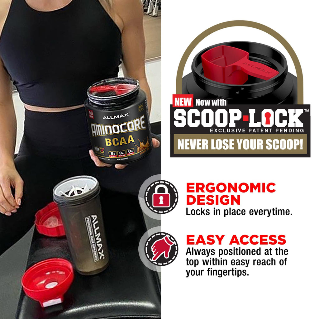 ALLMAX Nutrition AMINOCORE BCAA Powder – 8,180 mg BCAAs per Serving, Pineapple Mango, 315 g | Intra & Post-Workout Recovery
