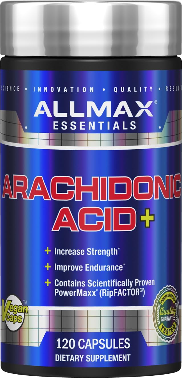 ALLMAX Essentials ARA+ Arachidonic Acid – 120 Capsules | Boost Strength & Endurance