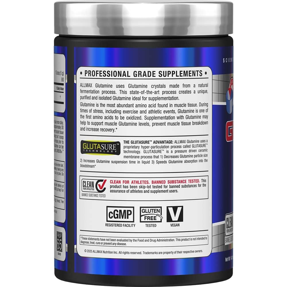 ALLMAX Essentials Arginine HCL 400 g - Vegan & Gluten Free - 200 Servings