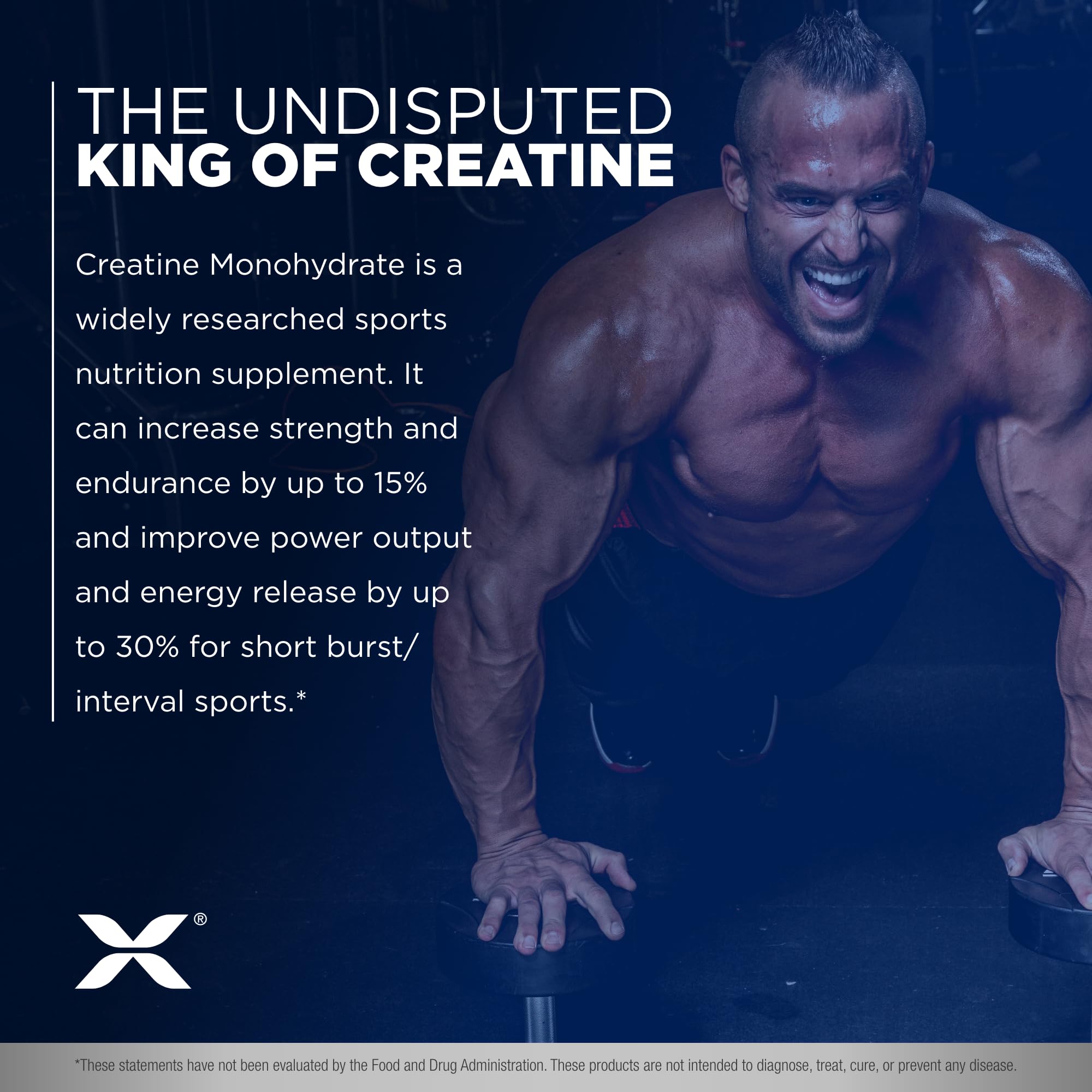 ALLMAX Essentials Creatine Monohydrate Powder - Gluten Free, Micronized 100g (20 Servings)
