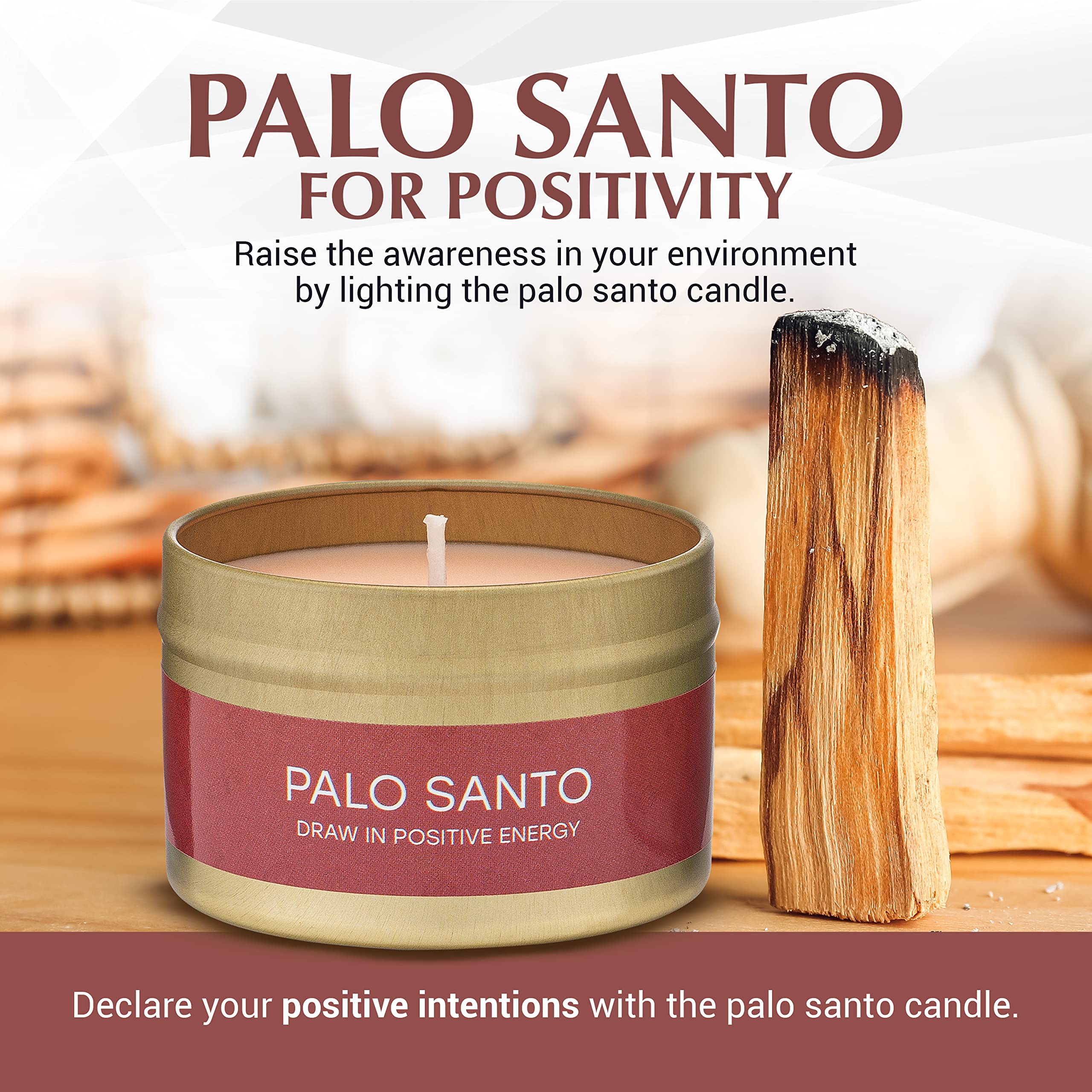Almeara 2-in-1 Candle Combo – Sage & Palo Santo, 40+ Hours Burn, 100% Soy