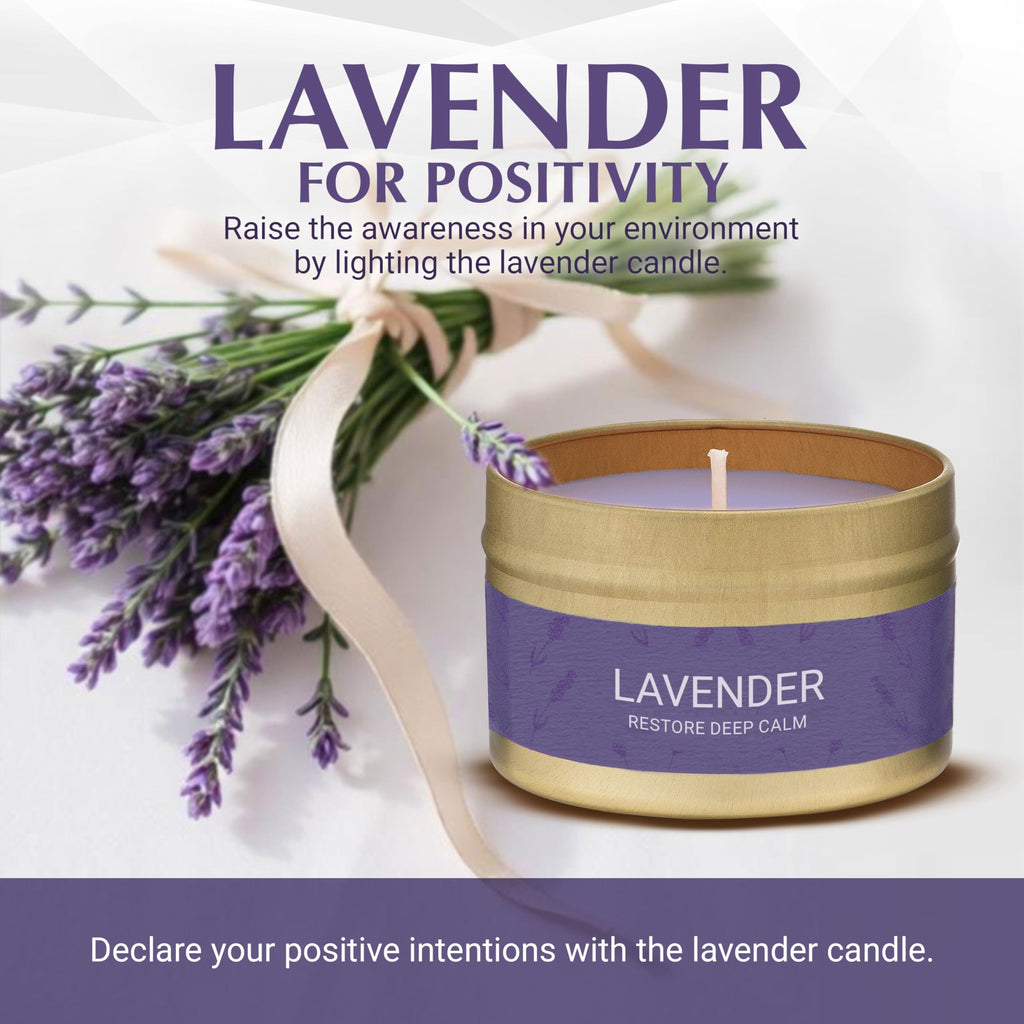 Almeara Sage & Lavender Candle Set – 2x3.7oz 100% Soy Wax