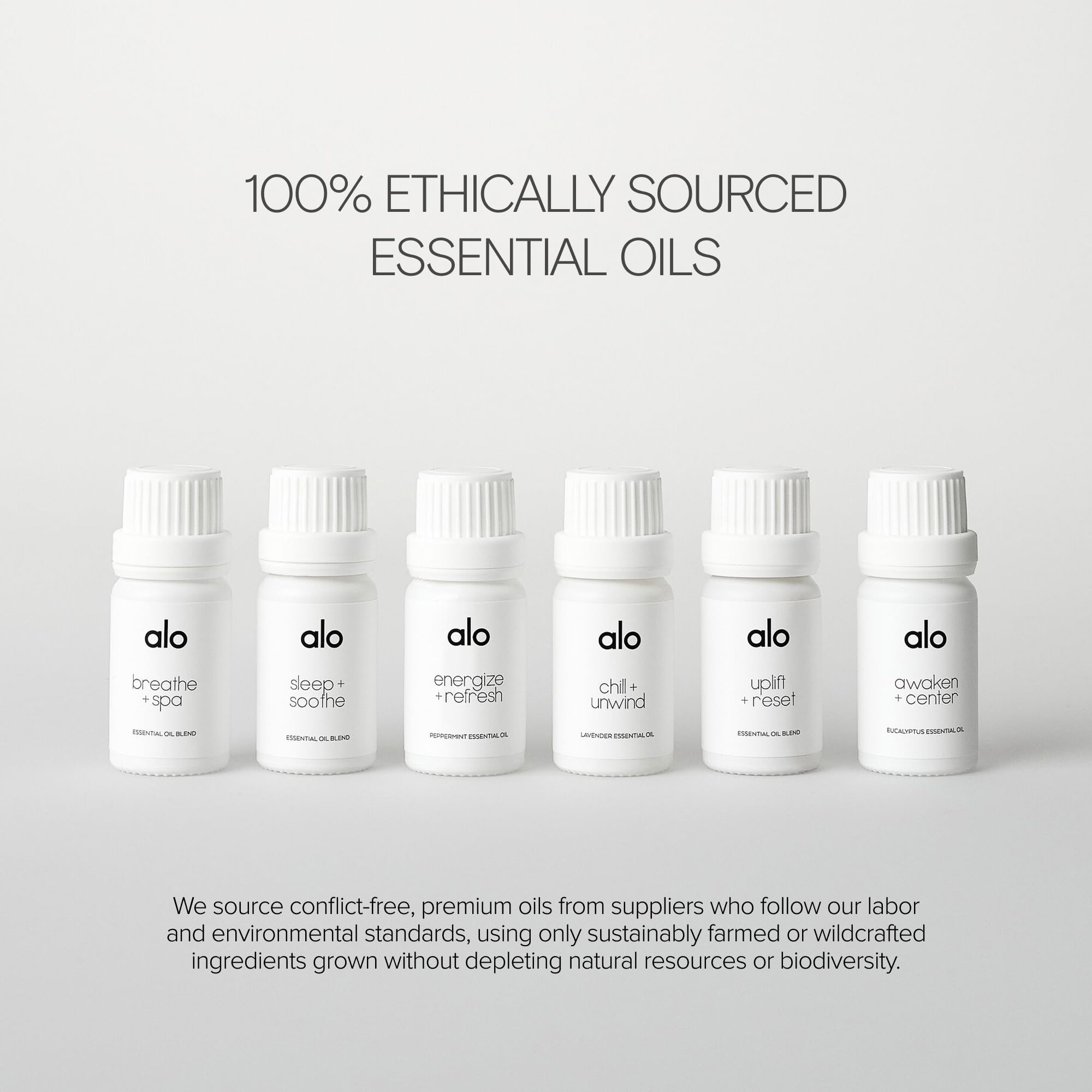 ALO Essential Oil Collection | 6 Essential Oils for Energy, Balance & Relaxation | Boxed Gift Set