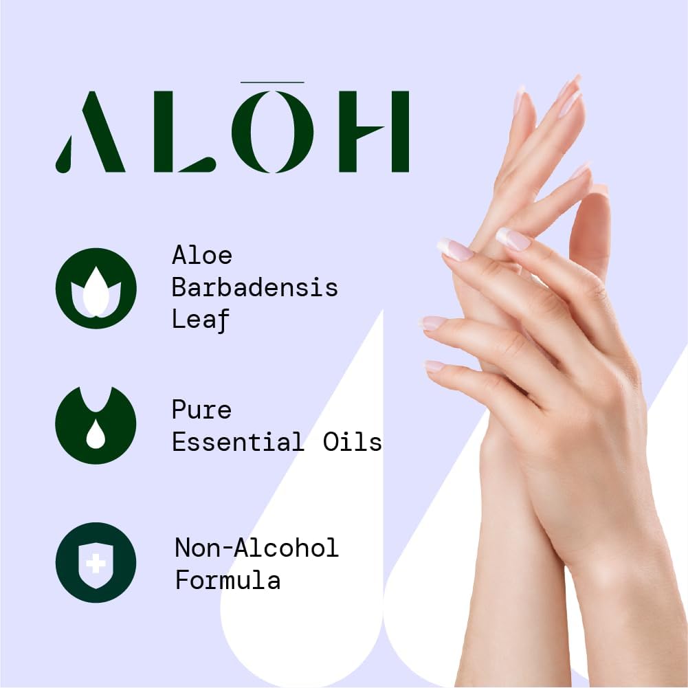 ALŌH Skin Softening Sanitizing Hand Wipes – Sweet Orange Bergamot, 500 Count Box