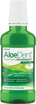 (2 Pack) Aloe Dent Aloe Vera Mouthwash 250ml Bundle - Alcohol-Free