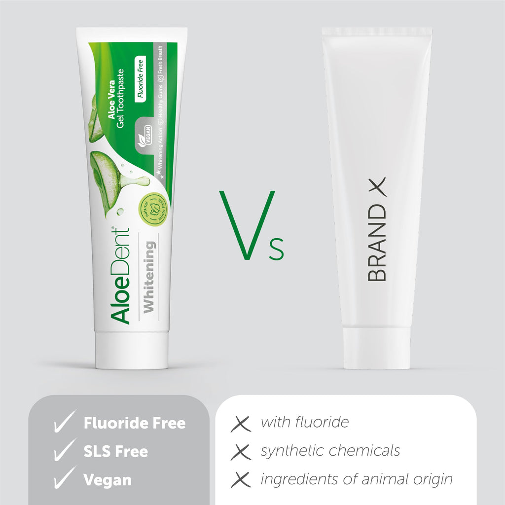 Aloe Dent Whitening Aloe Vera Toothpaste 100ml | Bundle by Aloe Dent