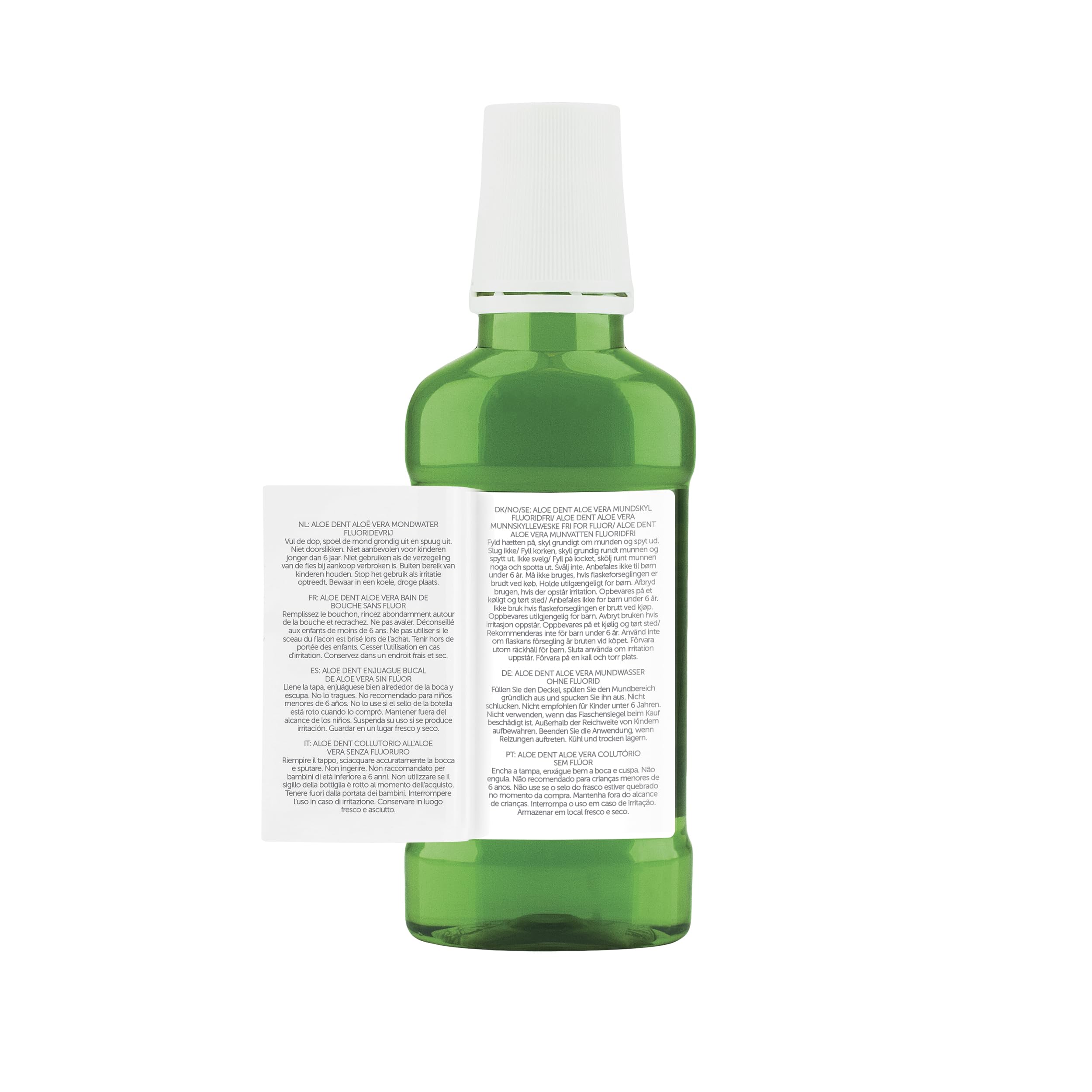 Aloe Dent Natural Mouthwash Aloe Vera 250ml - Alcohol-Free & Minty Fresh