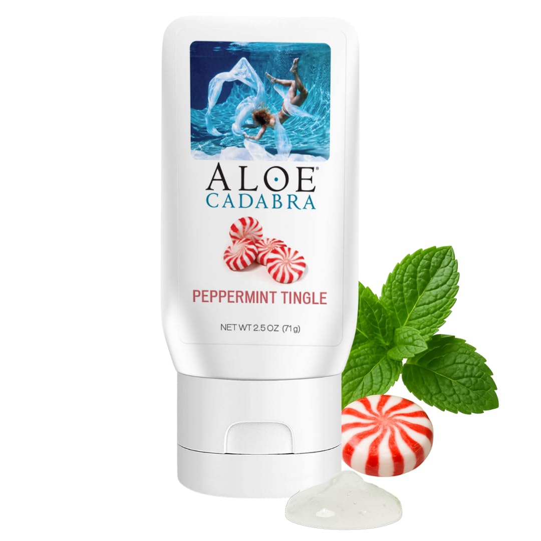 Aloe Cadabra Vaginal Moisturizer – Mint Scent, pH-Balanced, 95% Aloe