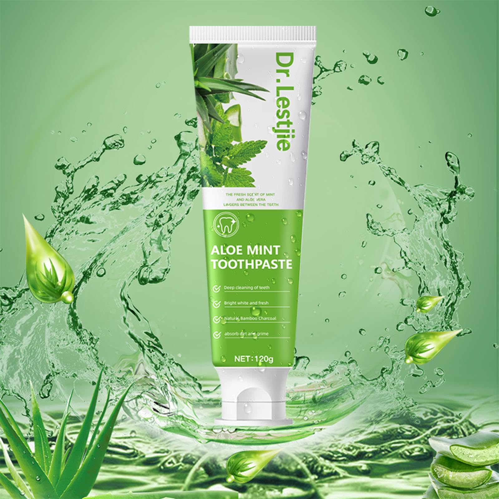 Aloevera Toothpaste Minty Flavour – Deep Cleaning, Fresh Breath, SLS Free, Non-Toxic 4.23oz (Kids Friendly)