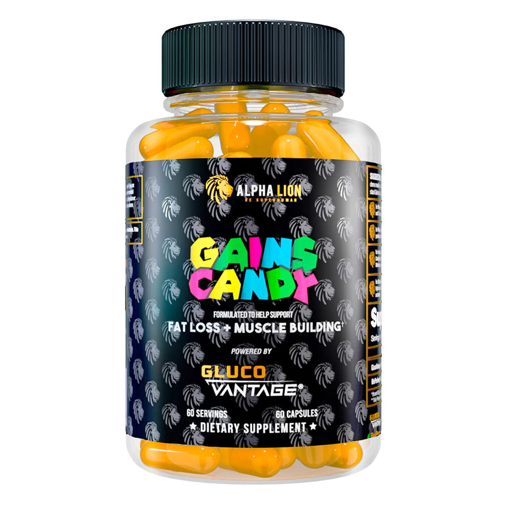 ALPHA LION Gains Candy - DHB Berberine-GlucoVantage, 60 Capsules