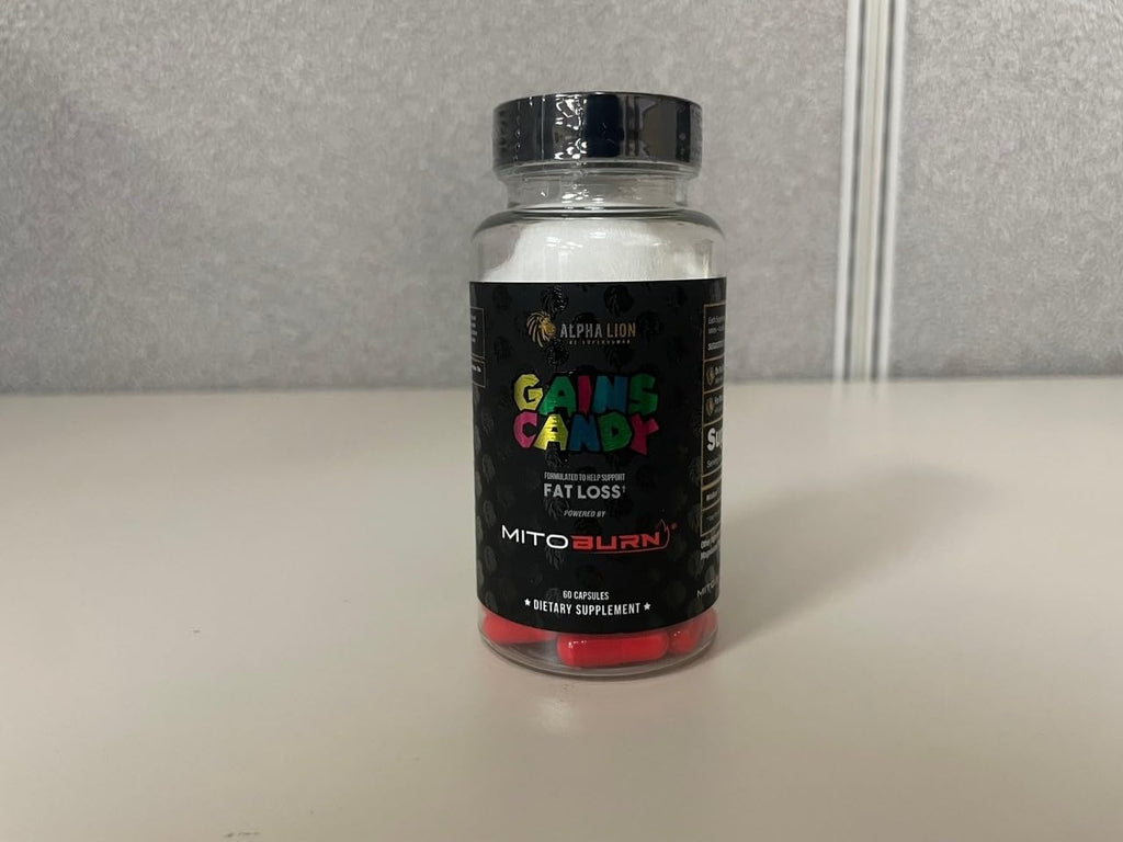 ALPHA LION Gains Candy MitoBurn – Weight Loss, Appetite Suppressant, Keto-Friendly, 60 Capsules