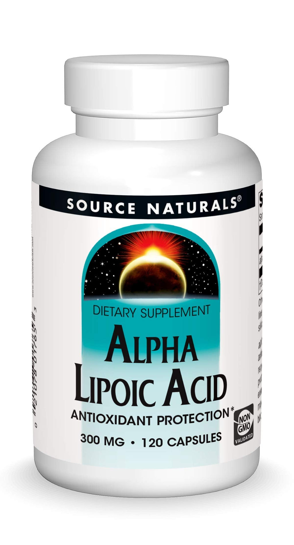 Source Naturals Alpha Lipoic Acid 300 mg | Supports Sugar Metabolism & Energy (120 Capsules)