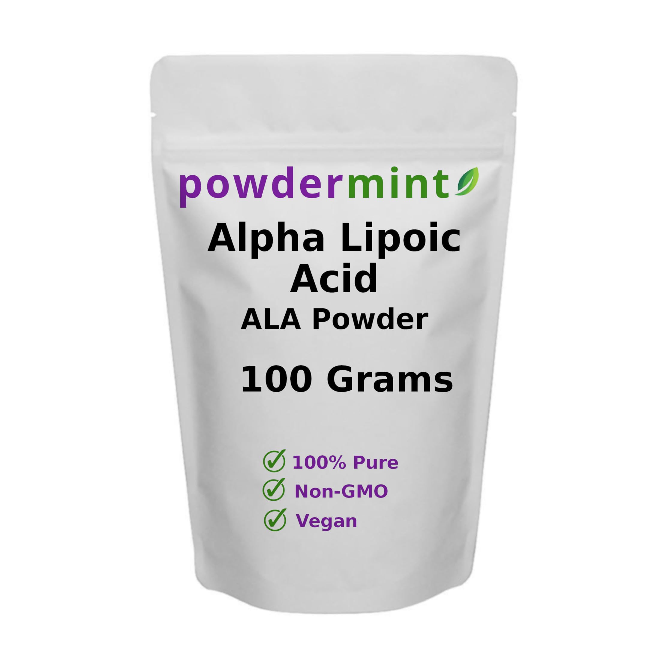 Alpha Lipoic Acid Powder RS-ALA (Pure ALA) – Antioxidant Supplement | Scoop Included | Multiple Sizes