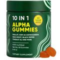 10 in 1 Alpha Shilajit Gummies – 4000mg for Energy & Immune Support | 60 Count