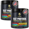 Alpha Tribe Test Protocol – Elite Natural Testosterone Support for Men | Ashwagandha & Tongkat Ali (120 Count Pack of 2)