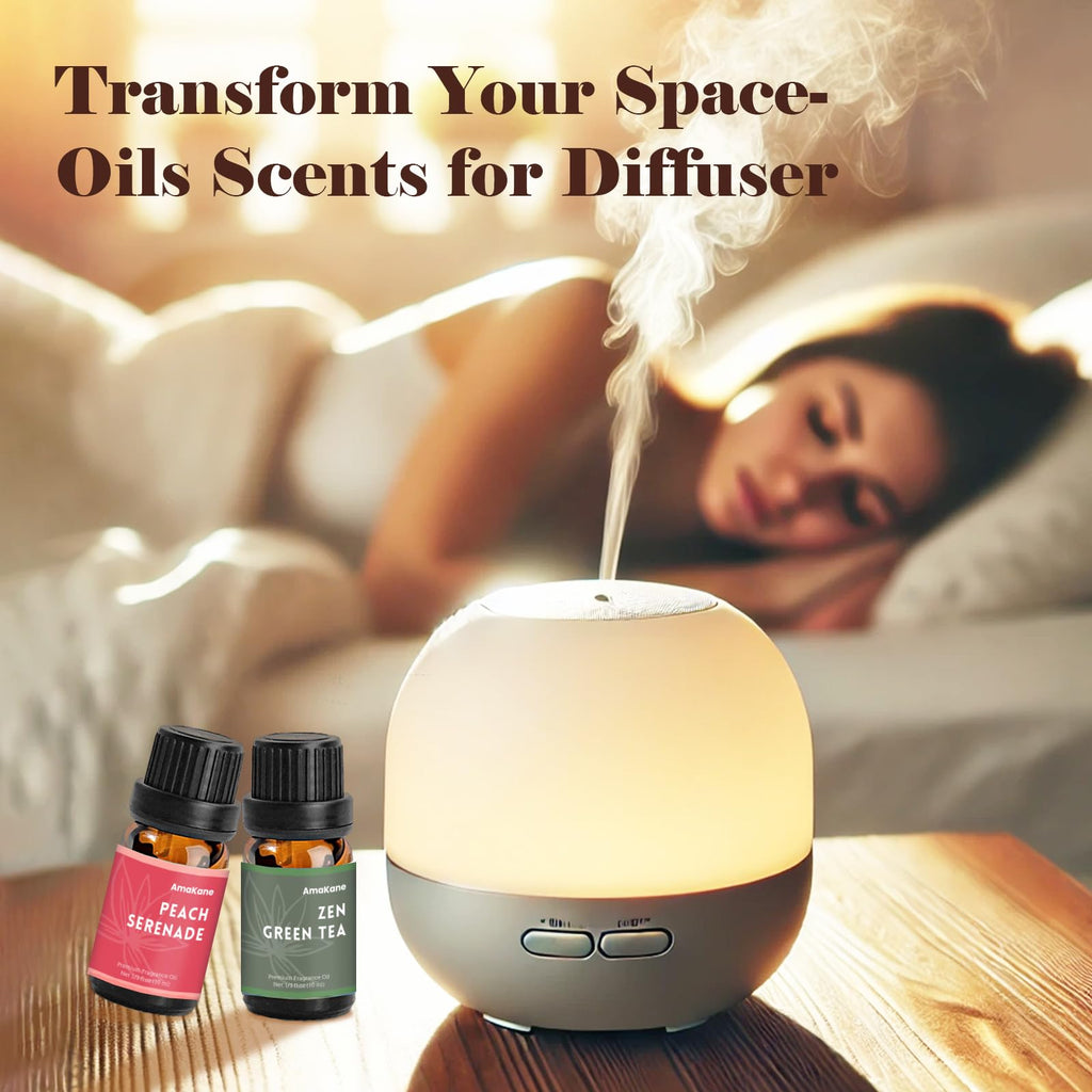 AmaKane Home Fragrance Oils – Diffuser & Candle Scents (6x10ml)