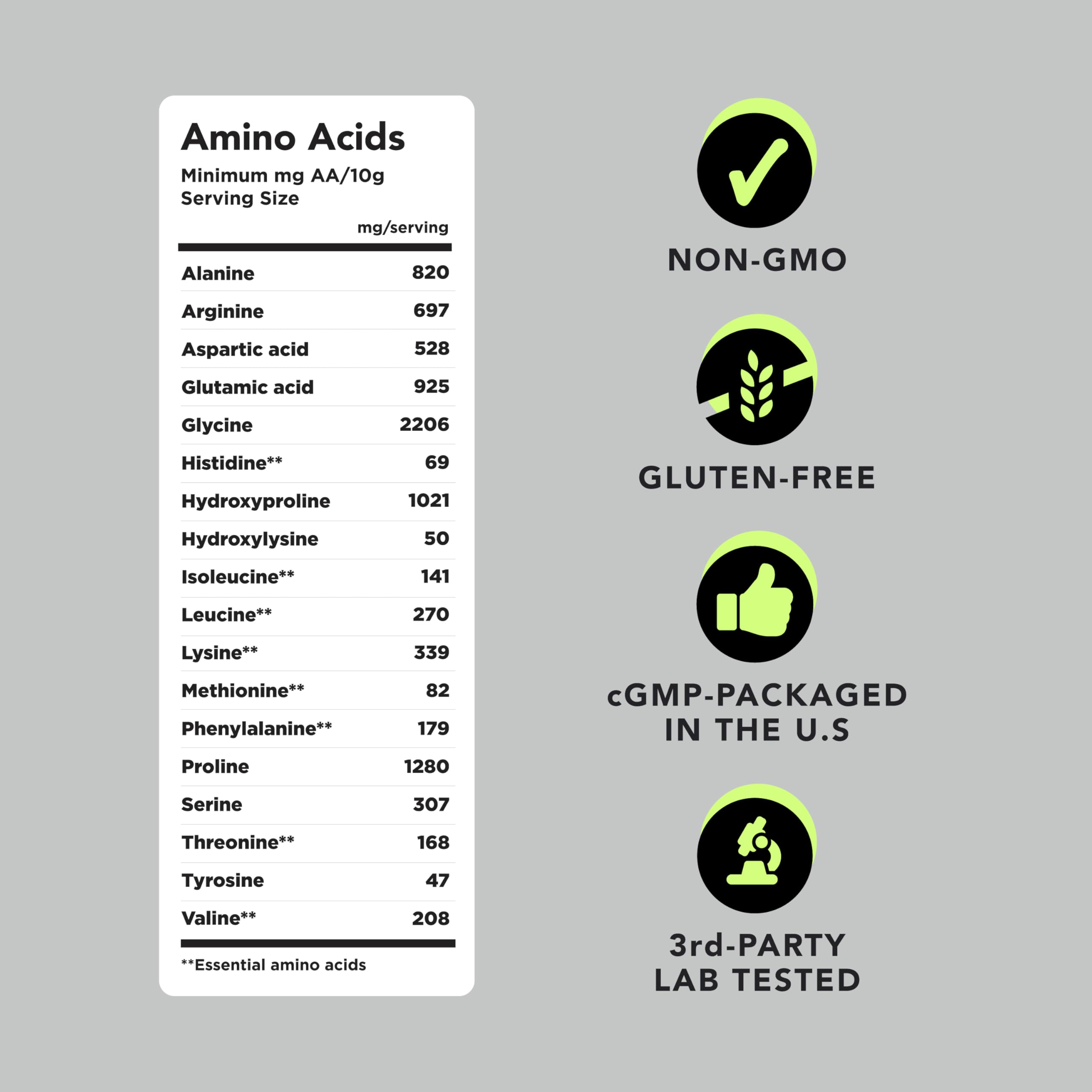 AMANDEAN Collagen Peptides Powder 1kg – Grass-Fed, Enzymatically Hydrolyzed Type 1 & 3, Unflavored, Non-GMO