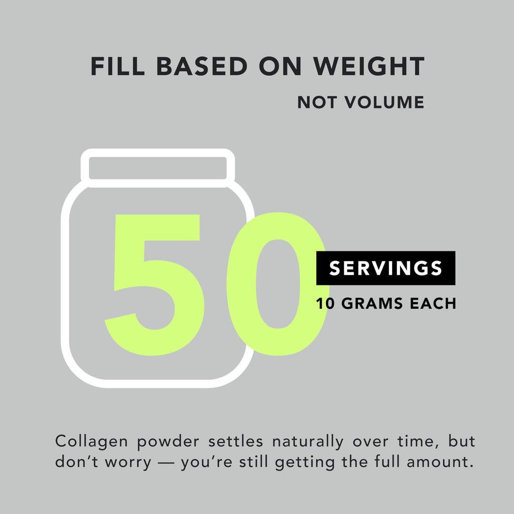 AMANDEAN Collagen Peptides Powder – 17.6oz, Grass-Fed, Unflavored