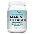 AMANDEAN Marine Collagen Peptides Powder – Double Hydrolyzed, Wild-Caught Whitefish, Type 1 & 3, 50 Servings