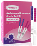 Amazewell Ovulation & Pregnancy Test Strips Kit - 30 LH + 10 HCG