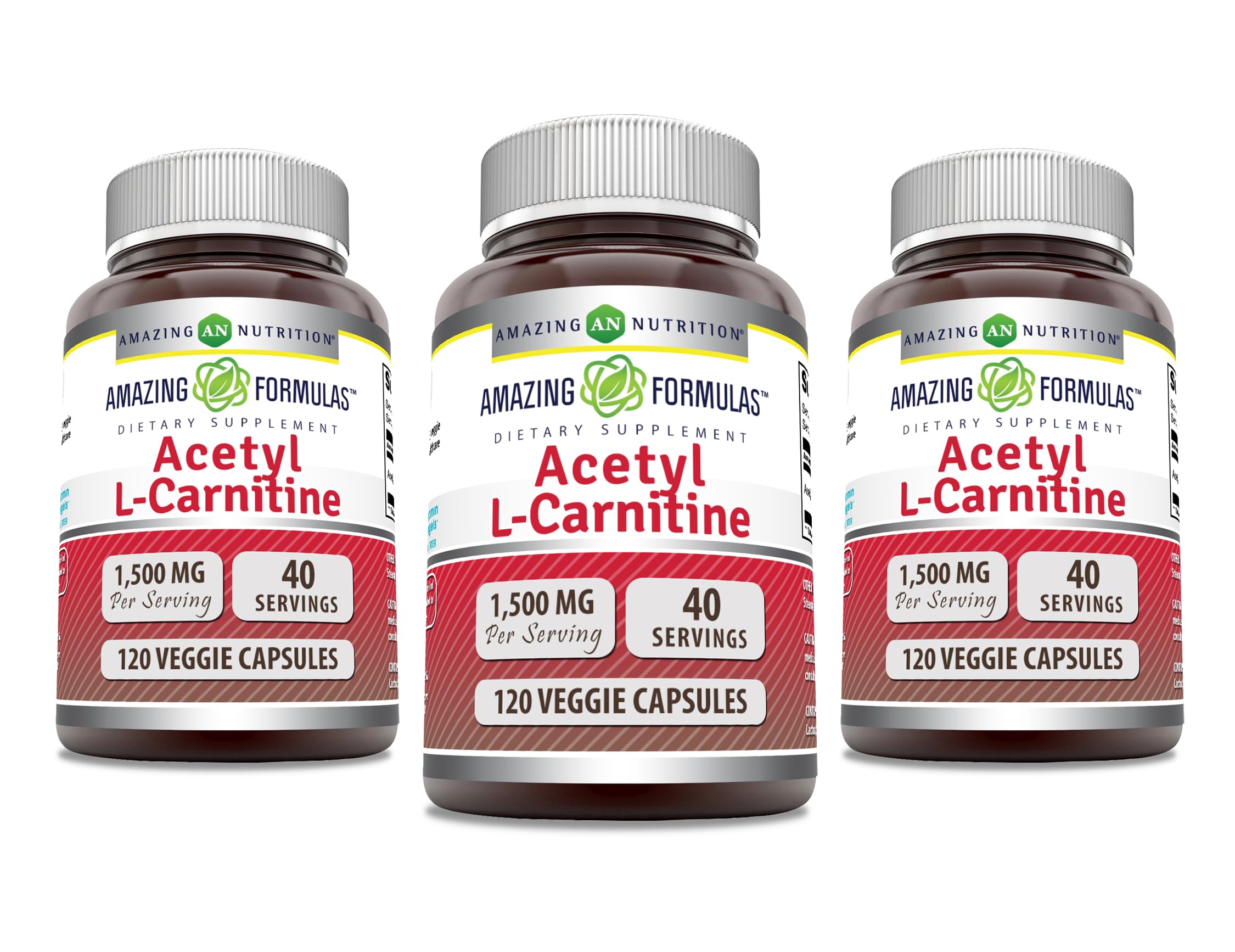 Acetyl L-Carnitine HCl 1500 mg Veggie Capsules – Amazing Formulas