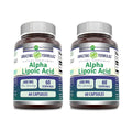 Amazing Formulas Alpha Lipoic Acid 600 mg – 60 Capsules | Non-GMO, Gluten Free | Made in USA | 2-Pack