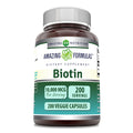 Amazing Formulas Biotin 10,000 mcg – 200 Veggie Capsules | Non-GMO, Gluten-Free, Made in USA