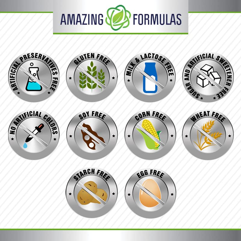 Amazing Formulas Borage Oil Supplement - 2000 mg per Serving | 2-Pack (90 Count) Softgels | Non-GMO, Gluten-Free | Made in USA