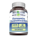 Amazing Formulas Glucosamine Chondroitin MSM 1850 mg per Serving – Non-GMO, Gluten Free, Made in USA (120 Count)