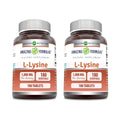 Amazing Formulas L-Lysine 1000mg Tablets – Non-GMO, Gluten Free, Made in USA (2 Pack)
