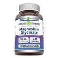Amazing Formulas Magnesium Glycinate 120 mg – Veggie Capsules | Non-GMO | Gluten Free (240 Count)