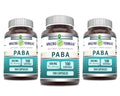 Amazing Formulas PABA Supplement - 500 Mg Per Serving | 100 Capsules | Non-GMO | Gluten Free | Made in USA (3 Pack)
