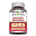 Amazing Formulas Quercetin 800mg with Bromelain 165mg – 120 Veggie Capsules | Non-GMO, Gluten Free, Made in USA