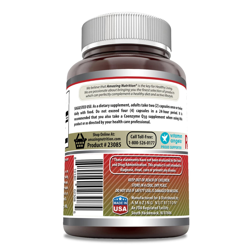 Amazing Formulas Red Yeast Rice 1200mg | Non-GMO, Gluten Free | Made in USA | 120 Count