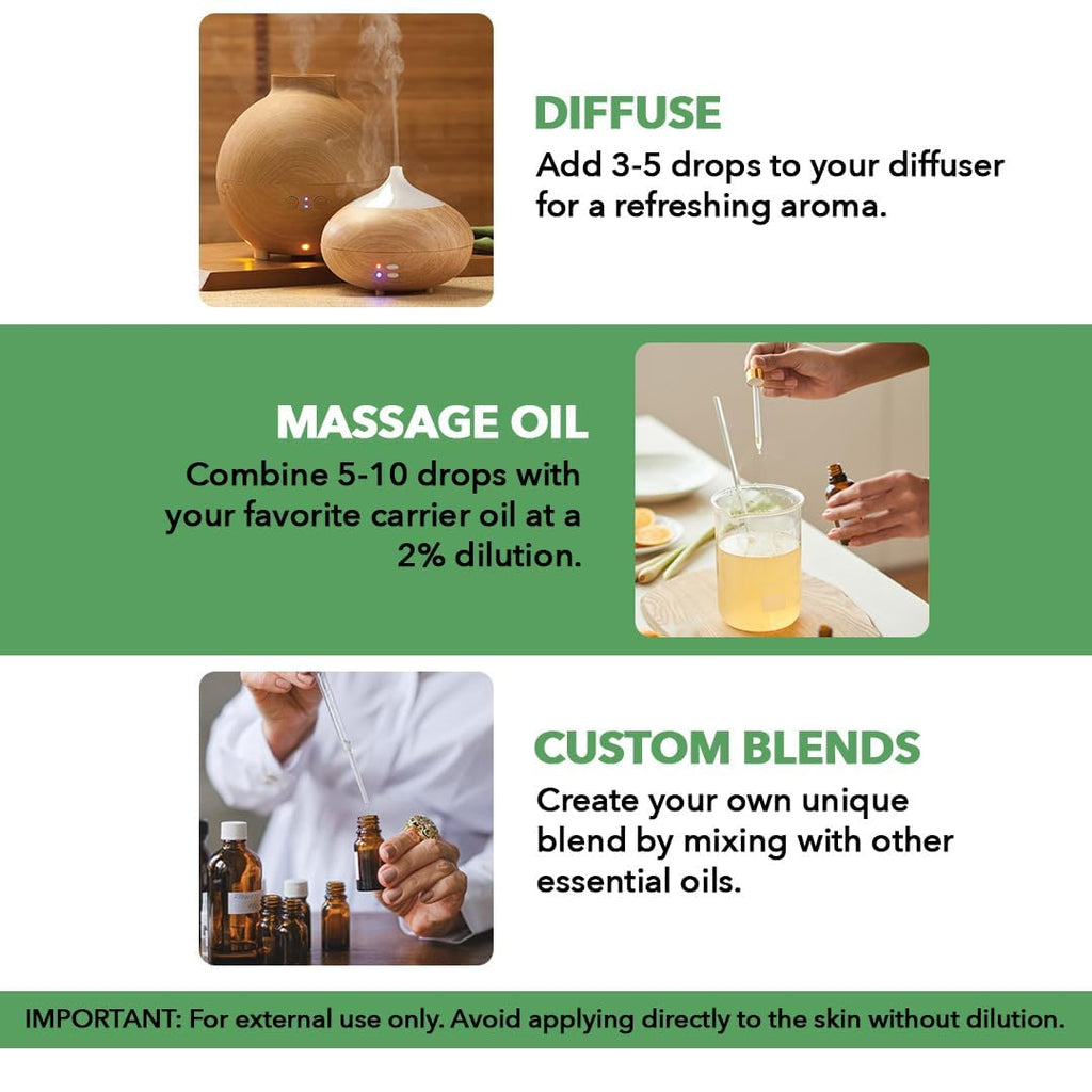 Tea Tree Essential Oil 4 fl oz – Majestic Pure, 100% Pure & Natural, Glass Dropper
