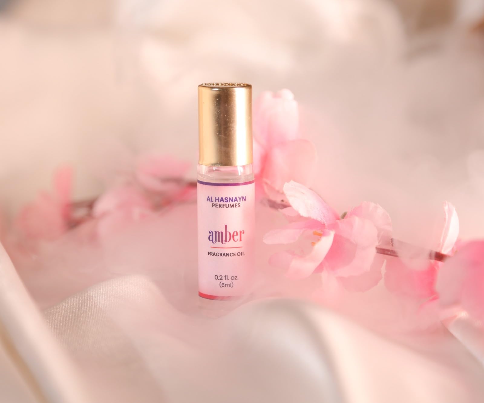 Amber Perfume Oil Roll-On – Alcohol-Free Unisex Fragrance by AL HASNAYN | 6ML