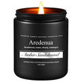 Amber Sandalwood Candle – Masculine 7oz Soy Candle for Relaxation & Aromatherapy Gift