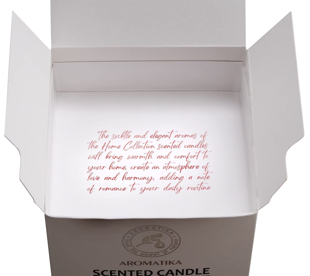 Scented Candle Sweet Orange - Essential Oil Aromatherapy Candle - Soywax Candle - Up to 45 Hours Burn Time - Glass Candle Gift - Luxury and Sensual Soy Wax Candle - Home Scented Candles