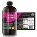 Amenazel Organic Black Seed Bitters - 16 fl oz | Immune Support & Digestive Cleansing