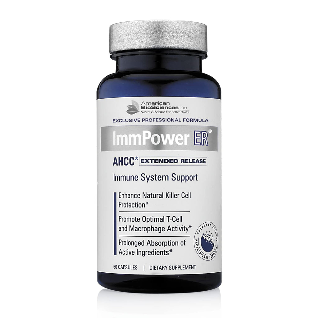 American BioSciences ImmPower ER AHCC – Extended Release Immune Support (60 Caps, 500 mg)