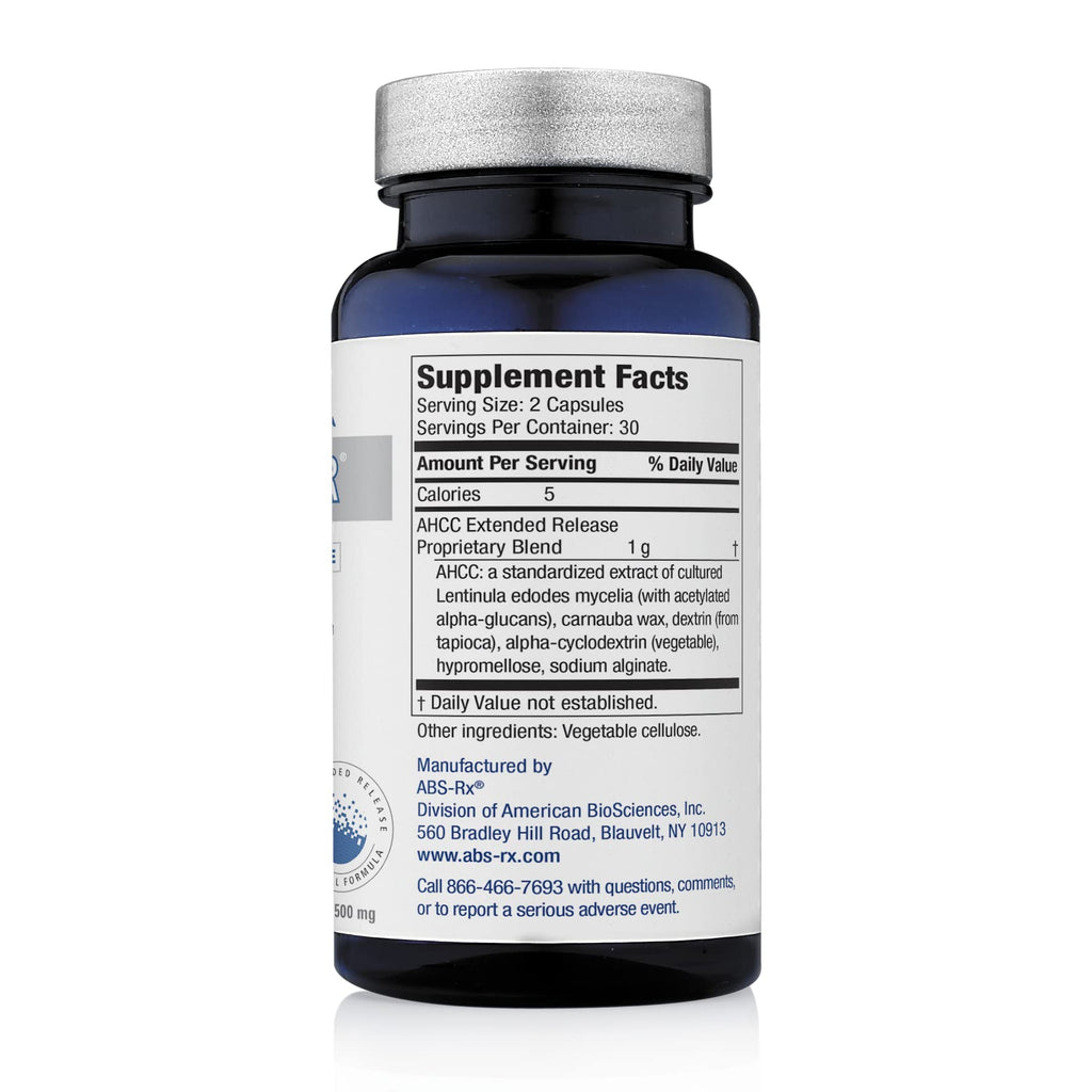 American BioSciences ImmPower ER AHCC – Extended Release Immune Support (60 Caps, 500 mg)