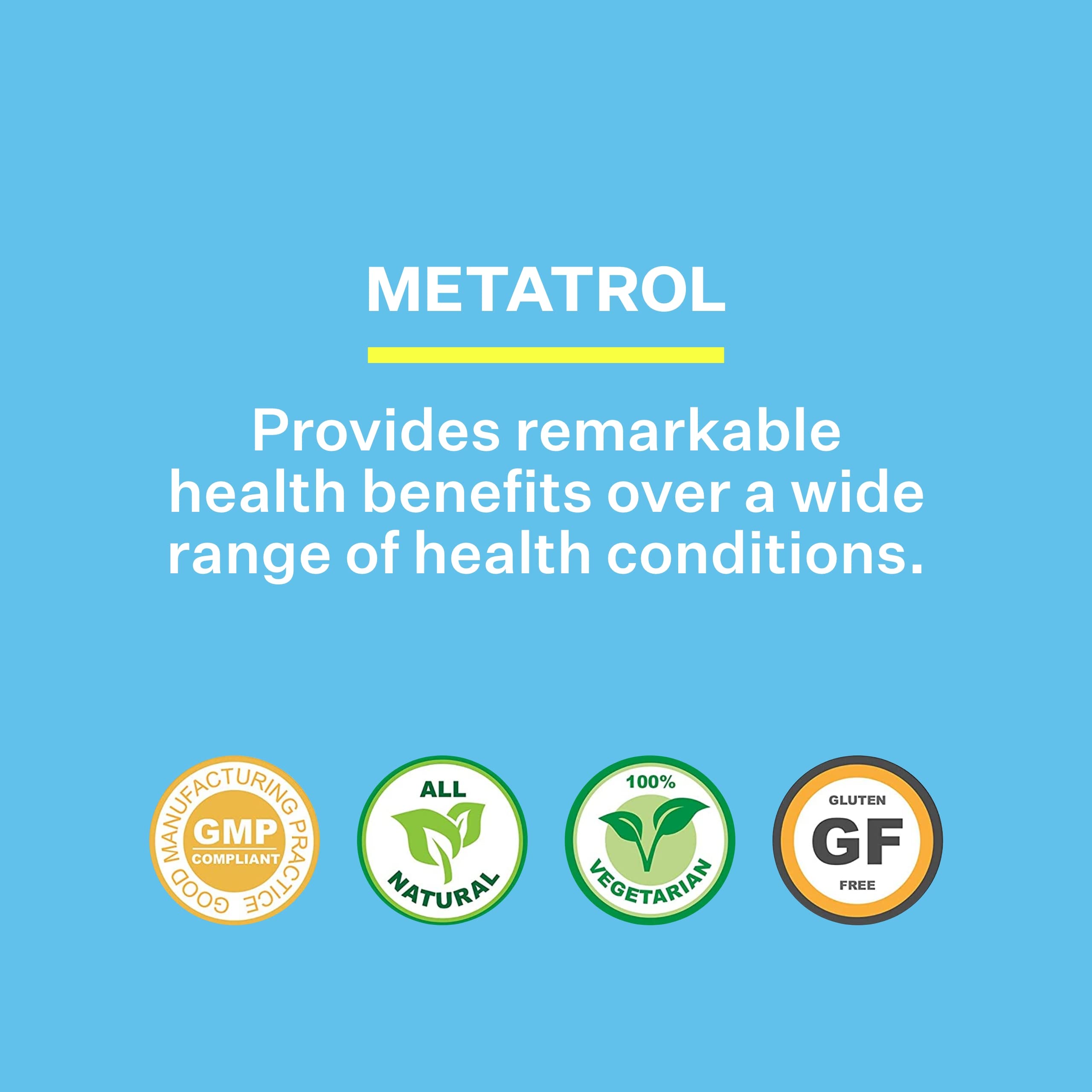 American BioSciences Metatrol Fermented Wheat Germ Extract – Immune & Mitochondria Support, Gluten Free, 60 Vegetarian Capsules, 41mg