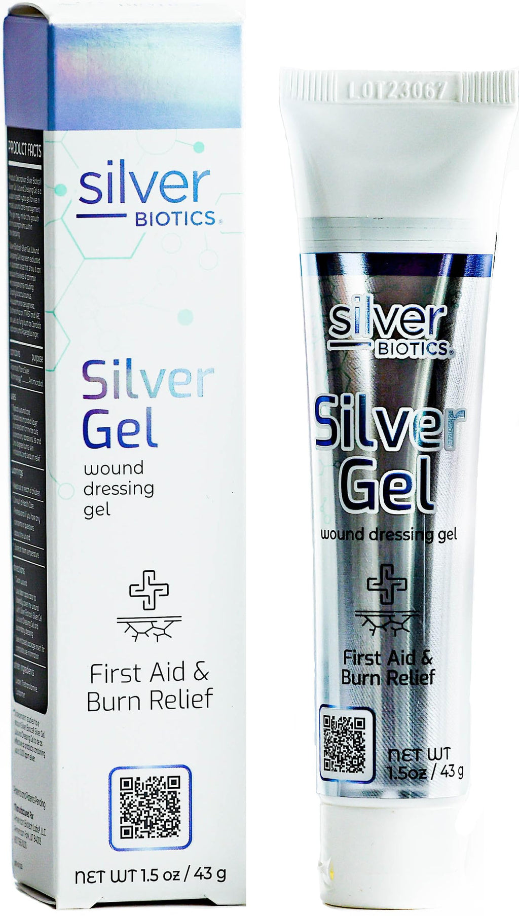 Silver Biotics 24 PPM Silver Wound Healing Gel – 1.5 oz | American Biotech Labs