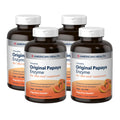 American Health Original Papaya Enzyme - 600 Chewable Tablets, Pack of 4 - After-Meal Digestive Support, Non-GMO, Vegan, 800 Total Servings